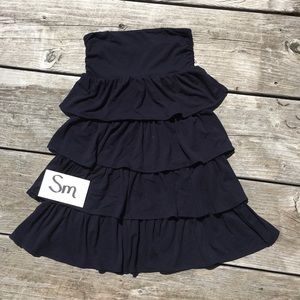 J. Crew Navy Strapless Dress Sz Small